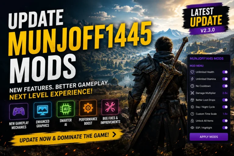 Update Munjoff1445 Mods