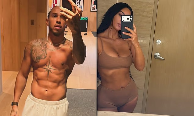 Lewis Hamilton and Kim Kardashian